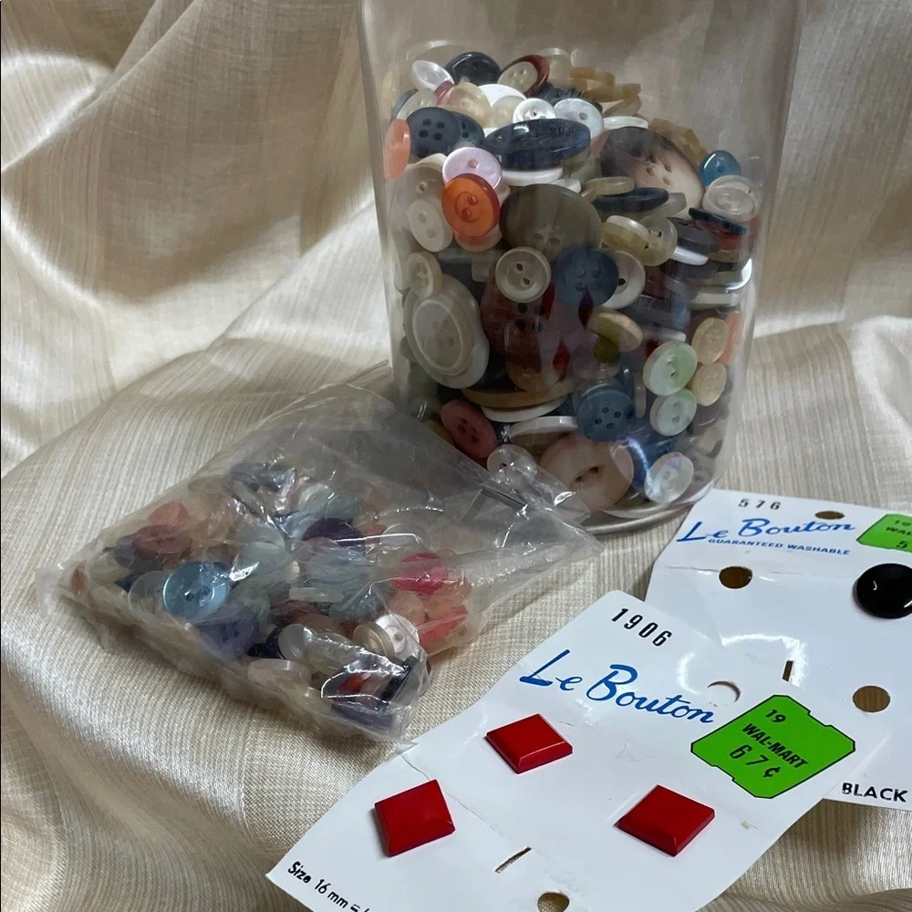 Assorted Button Collection for Arts & Crafts